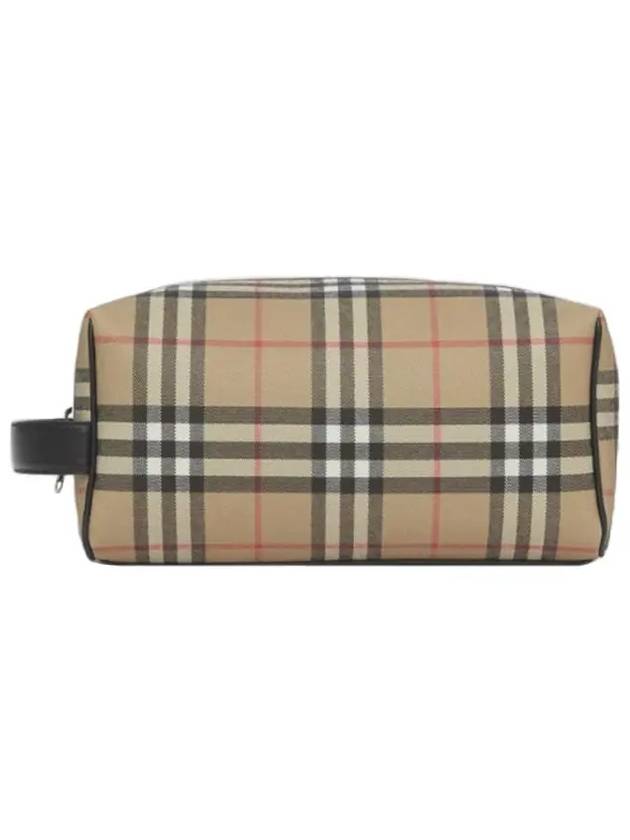 Burberry Vintage Check Pouch Bag Beige