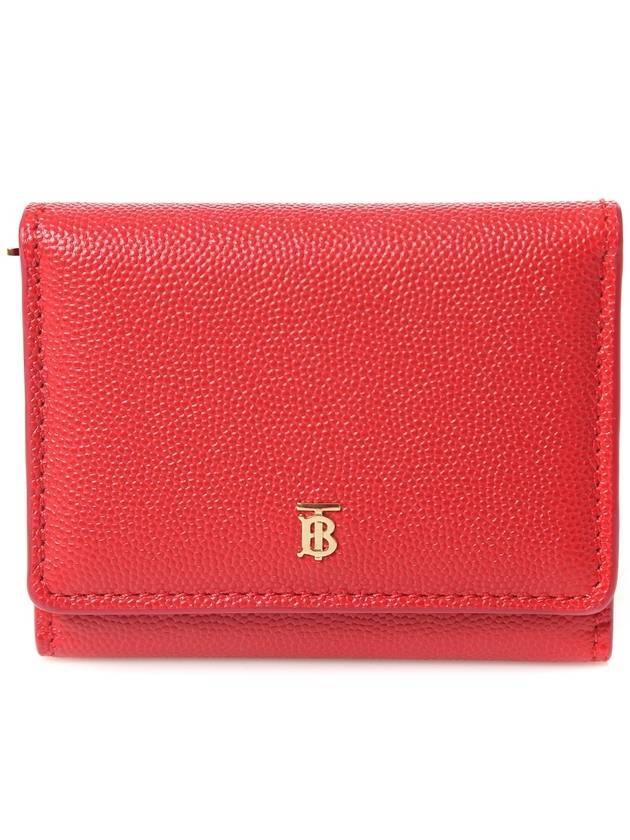 Burberry Monogram Trifold Card Wallet Red