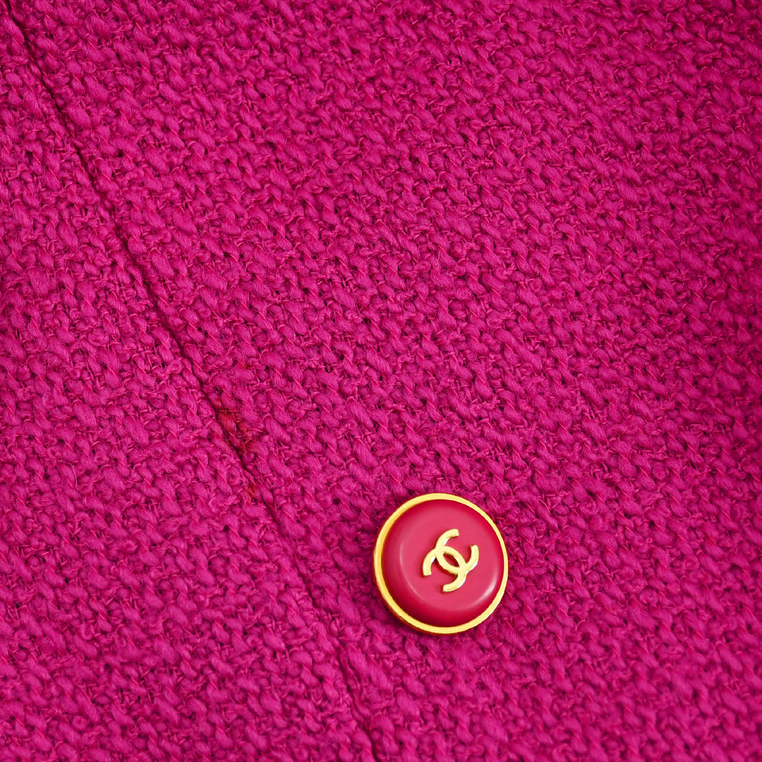 Top Quality Chanel Double Breasted Jacket Pink 95A #40