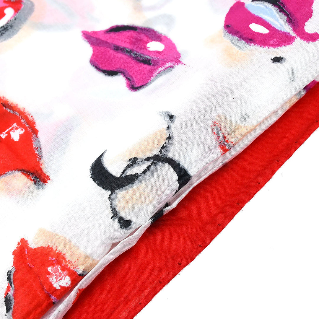Top Quality Chanel Scarf Red Small New