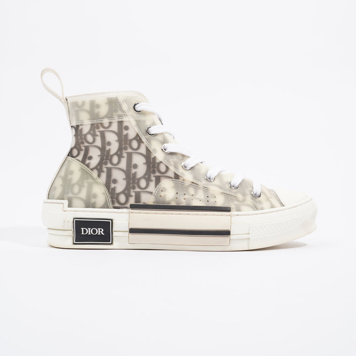 Christian Dior B23 Hightops Grey Oblique Canvas EU 38 UK 5