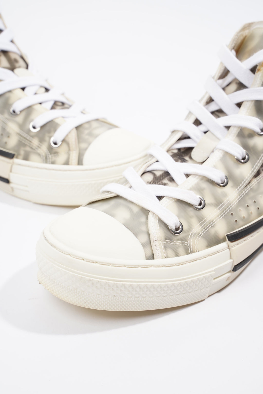 Christian Dior B23 Hightops Grey Oblique Canvas EU 38 UK 5