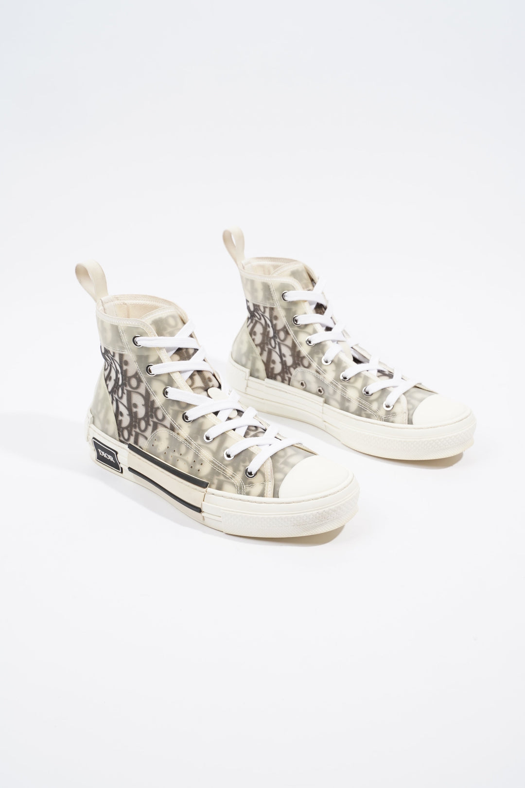 Christian Dior B23 Hightops Grey Oblique Canvas EU 38 UK 5