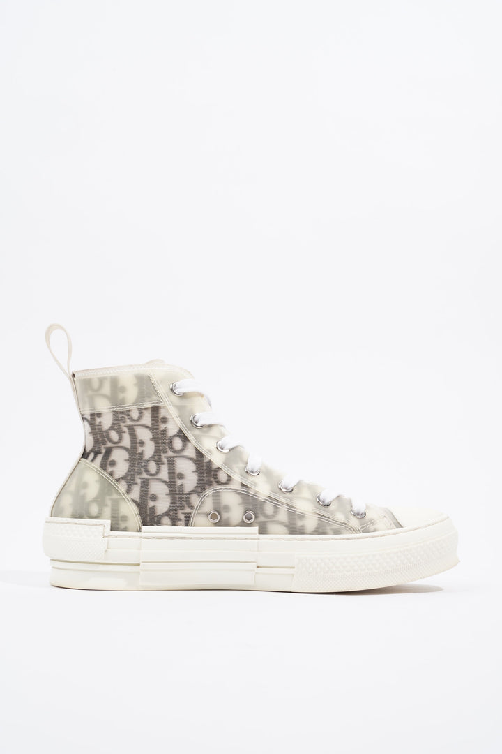 Christian Dior B23 Hightops Grey Oblique Canvas EU 38 UK 5