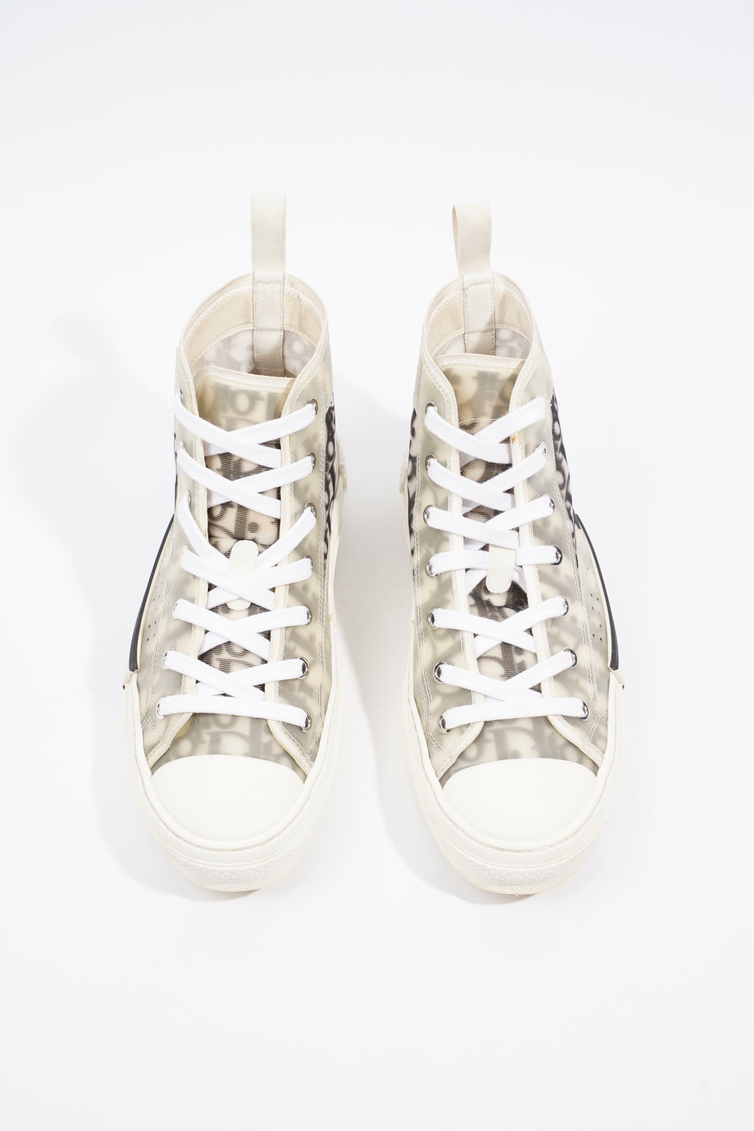 Christian Dior B23 Hightops Grey Oblique Canvas EU 38 UK 5