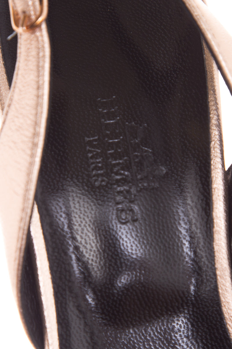 Hermès Metallic Constance Slingbacks SZ 37.5