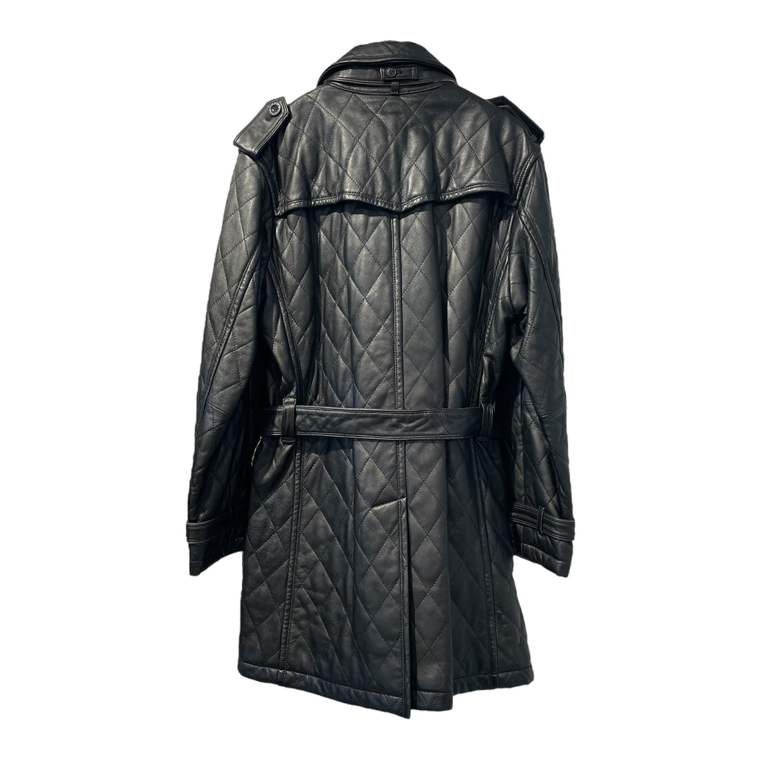 Burberry BLACK LABEL/Coat/M/BLK/Sheepskin/Plain