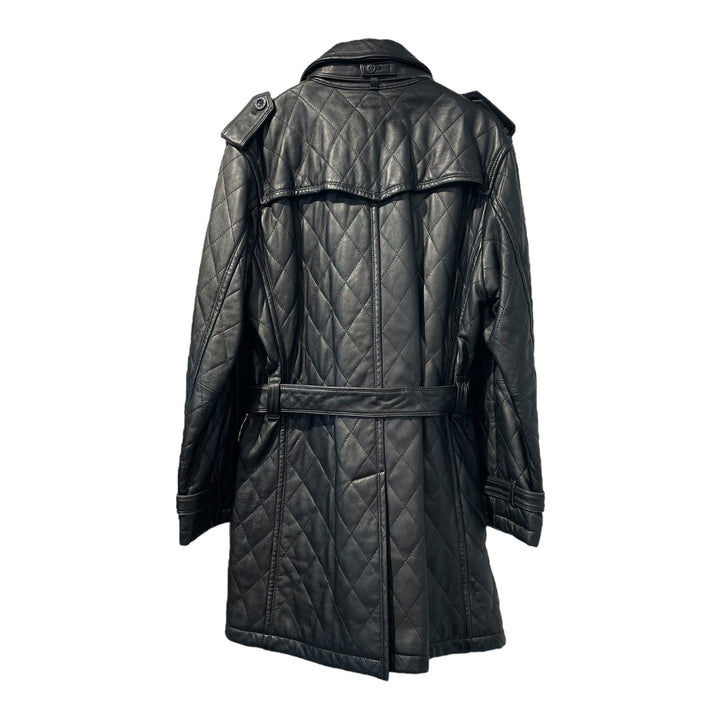 Burberry BLACK LABEL/Coat/M/BLK/Sheepskin/Plain