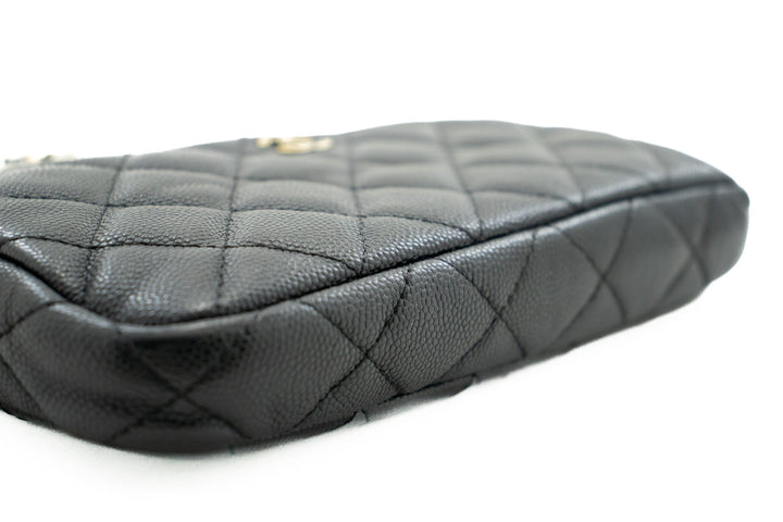 Top Quality Chanel Caviar Wallet On Chain WOC Double Zip Chain Shoulder Bag