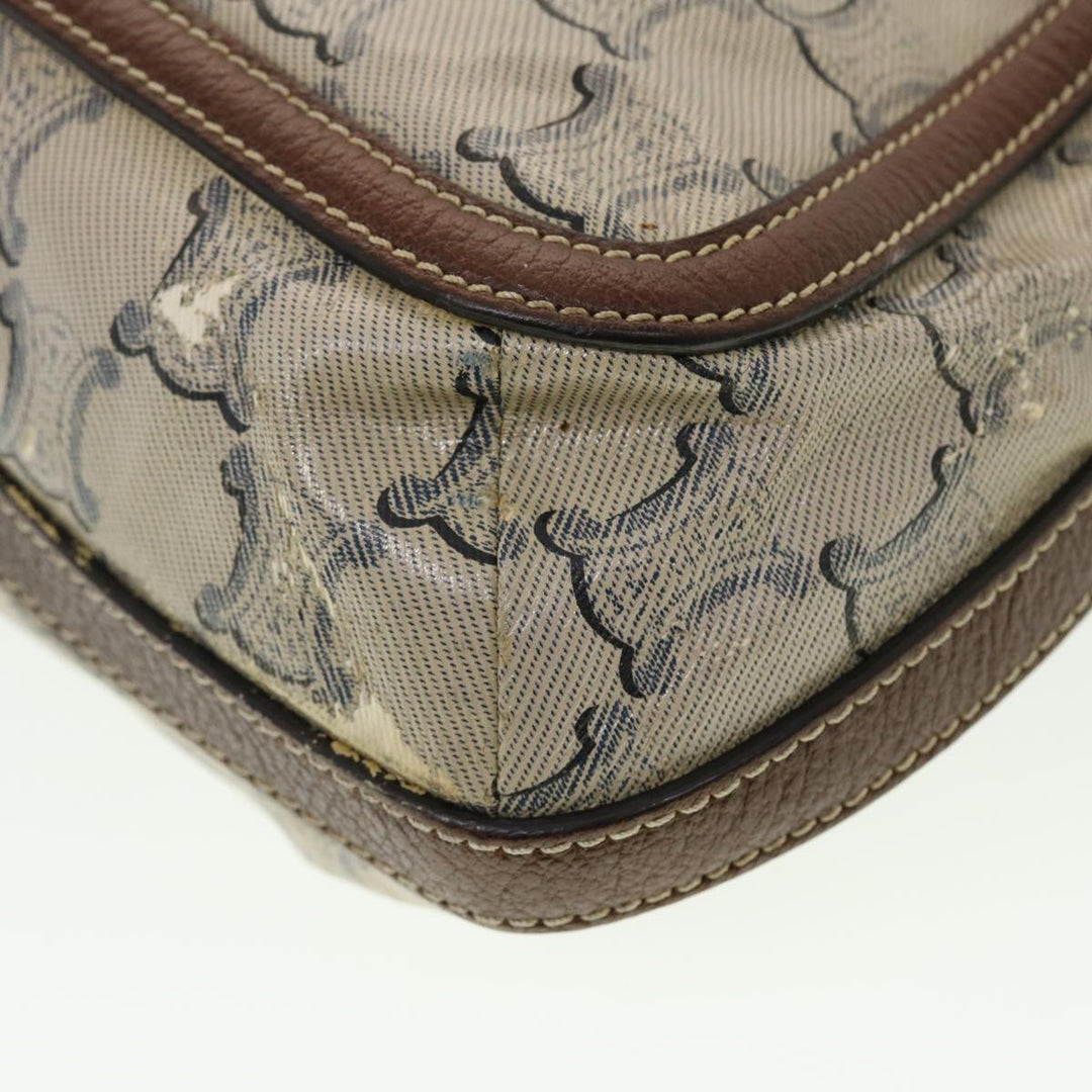 Celine Shoulder Bag Triomphe Beige SC-ST-0097 Auth 39618