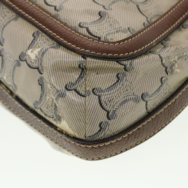 Celine Shoulder Bag Triomphe Beige SC-ST-0097 Auth 39618