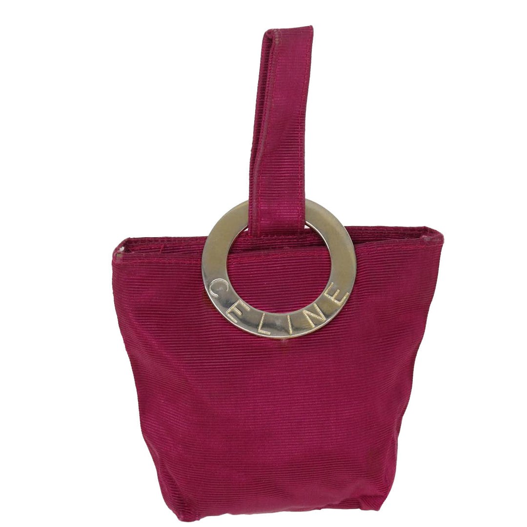 Celine Pouch Nylon Pink  39620