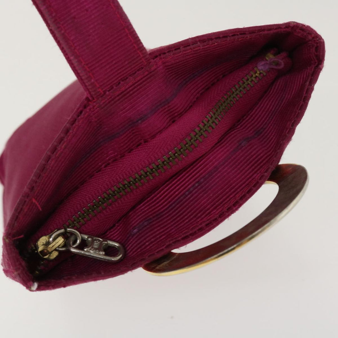 Celine Pouch Nylon Pink  39620