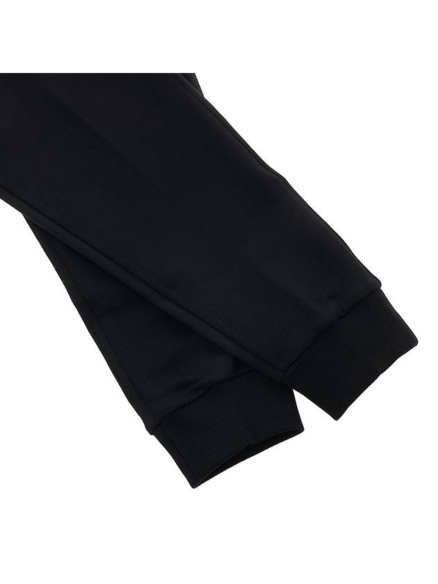 Burberry Check Panel Jogger Track Pants Black