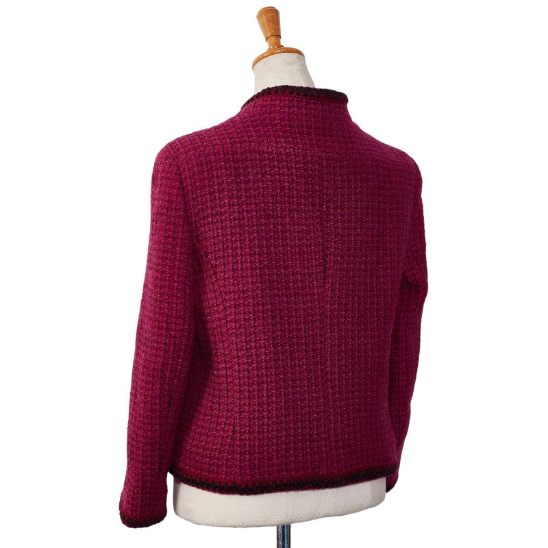 Top Quality Chanel P18110V10358 Black Jacket Wool Pink