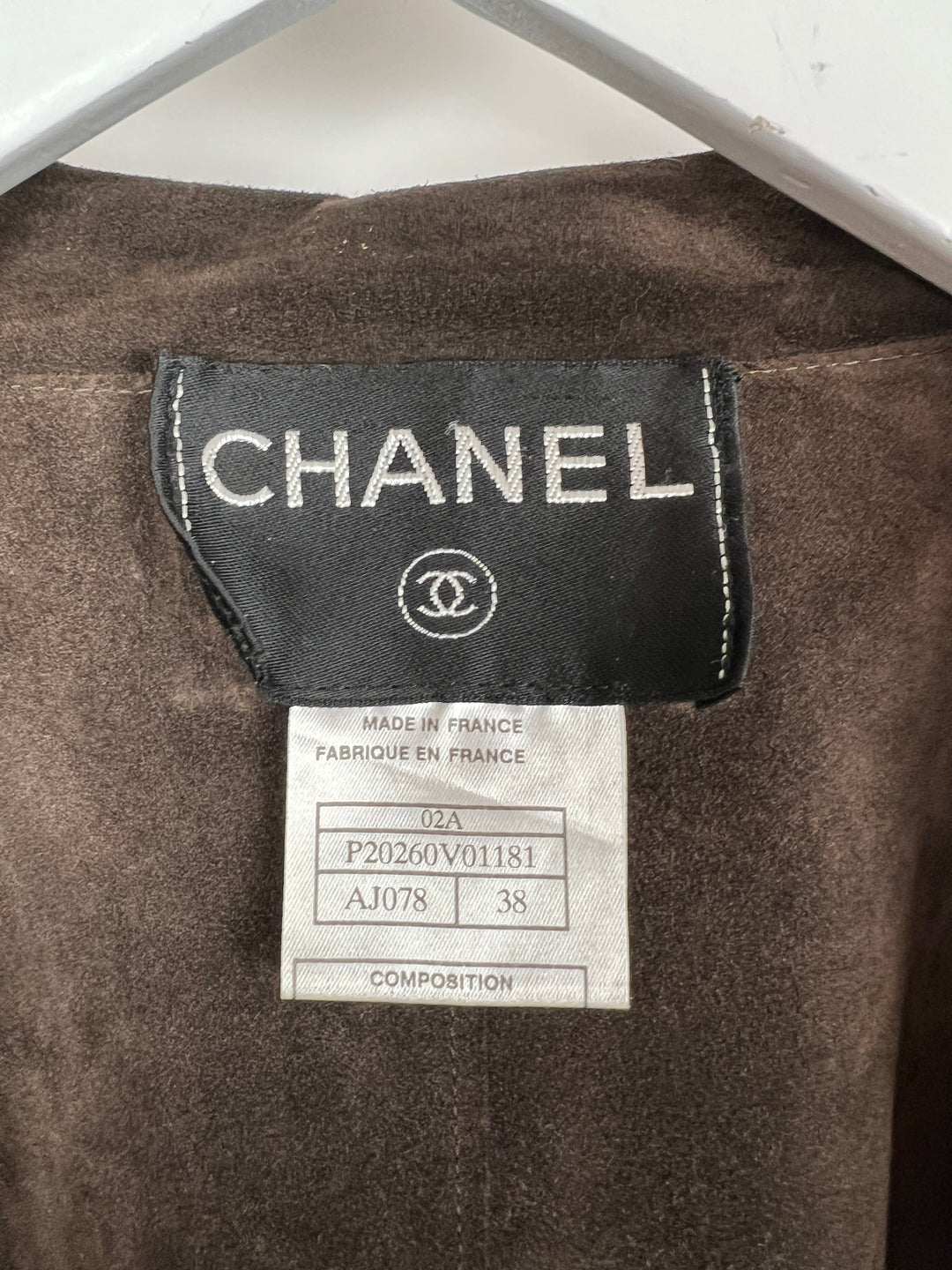 Top Quality Chanel Vintage 02/A Long Line Leather Jacket Size FR 38 (UK 10)