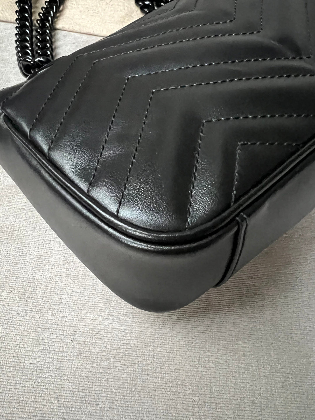 Gucci GG Black Marmont Mini Shoulder Bag (RRP £1,700)