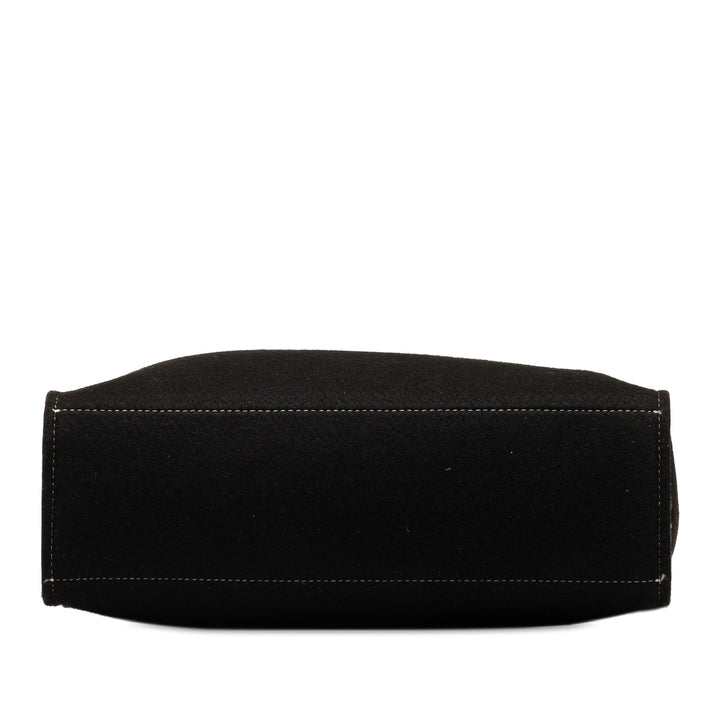 BURBERRY Wool Supernova Check Handbag