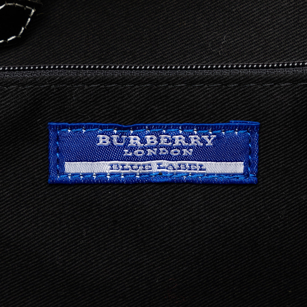 BURBERRY Wool Supernova Check Handbag
