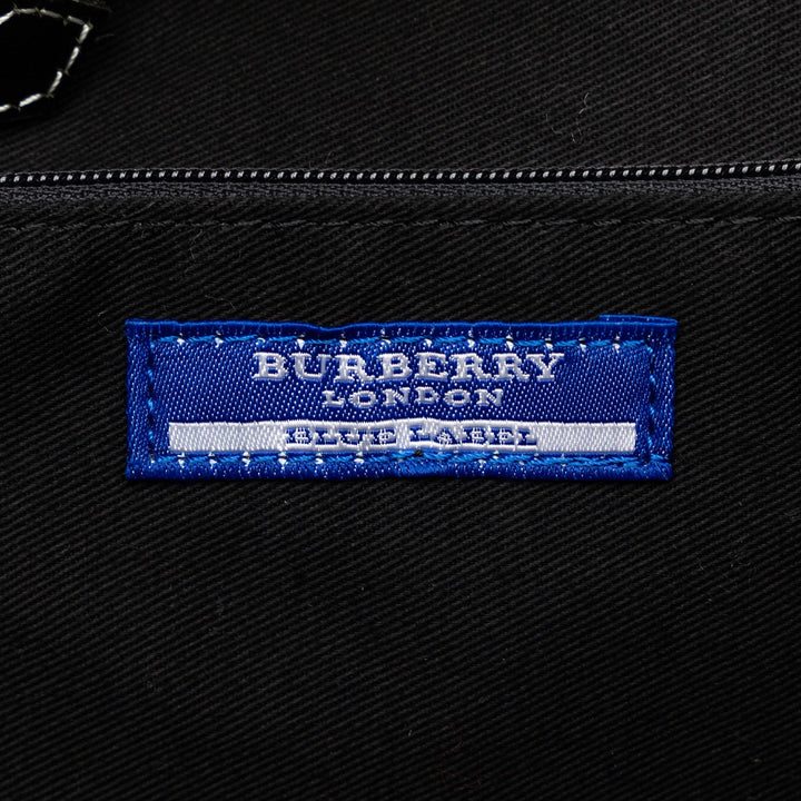 BURBERRY Wool Supernova Check Handbag