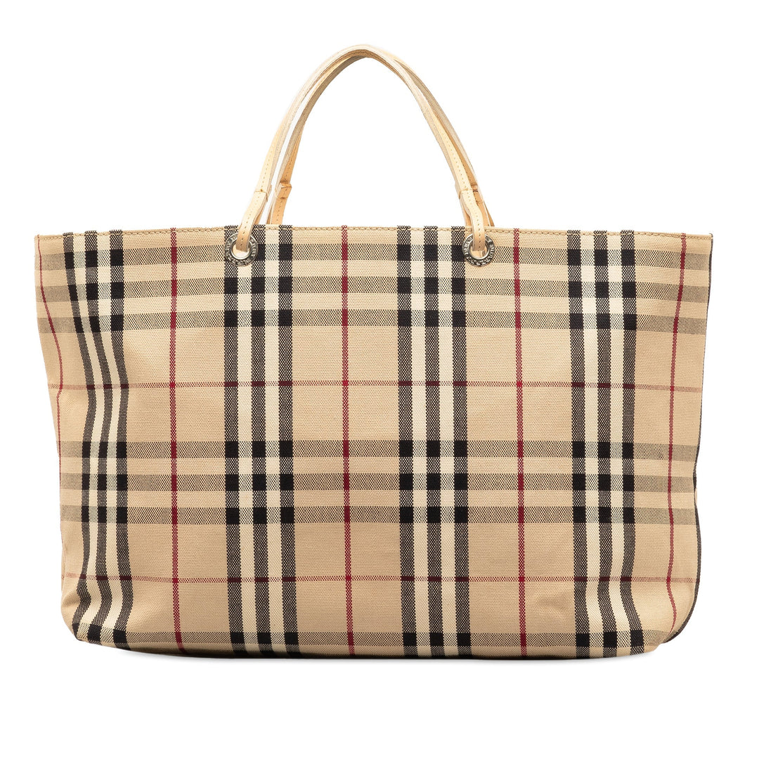 BURBERRY House Check Tote Tote Bag
