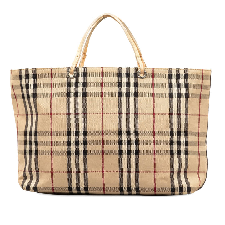 BURBERRY House Check Tote Tote Bag