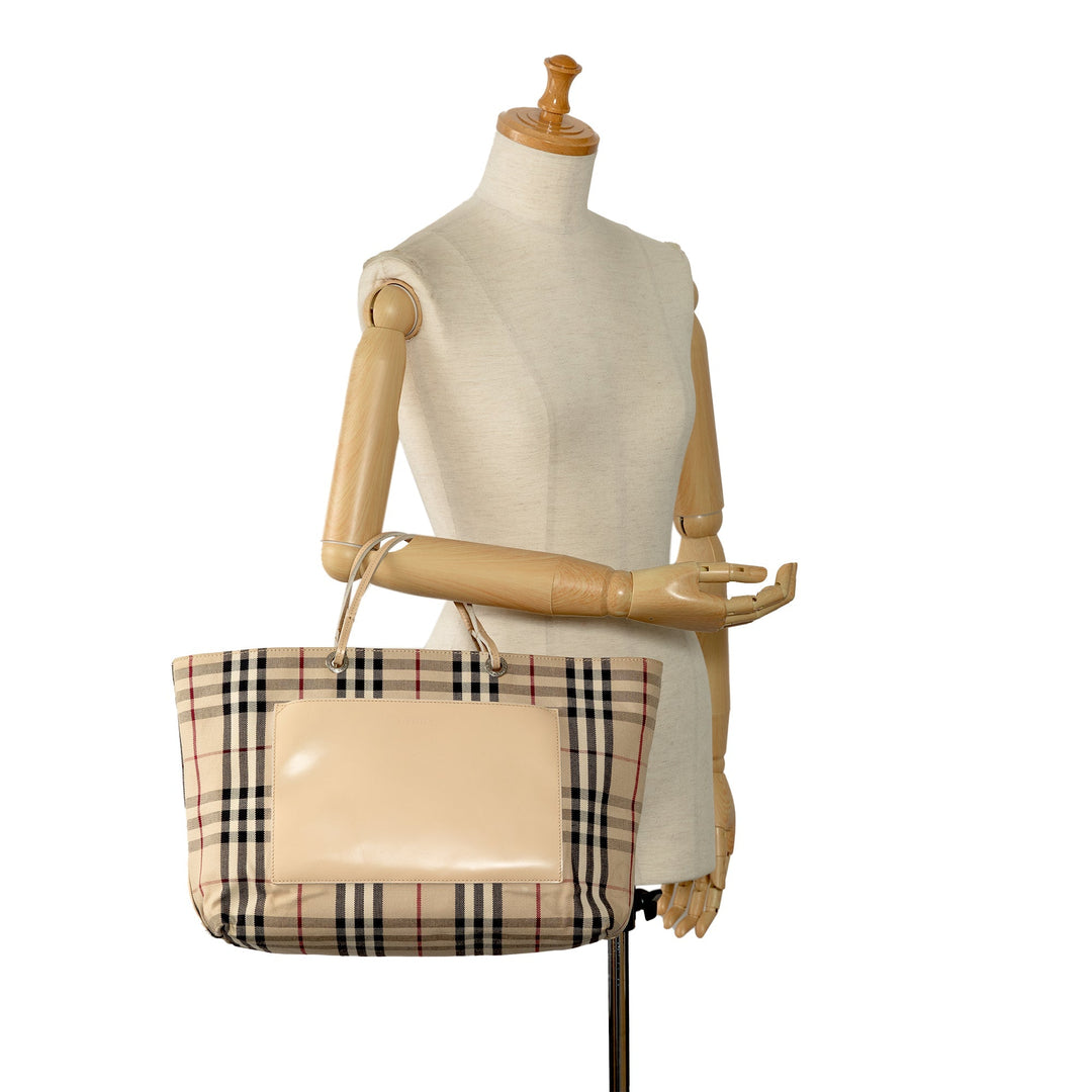 BURBERRY House Check Tote Tote Bag