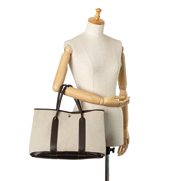 Top quality Hermes Toile Garden Party 36 Tote Bag