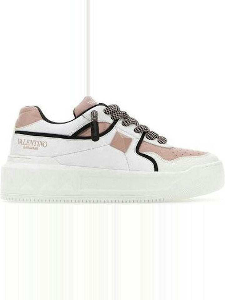 XL LEATHER STUDDED SNEAKERS