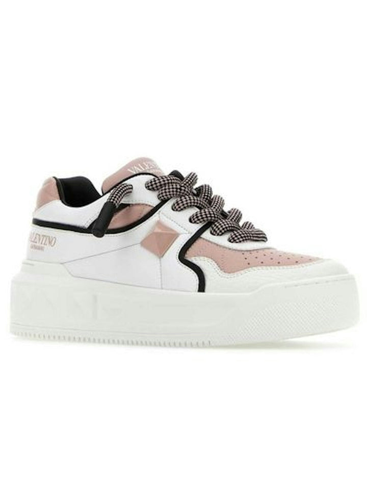 XL LEATHER STUDDED SNEAKERS