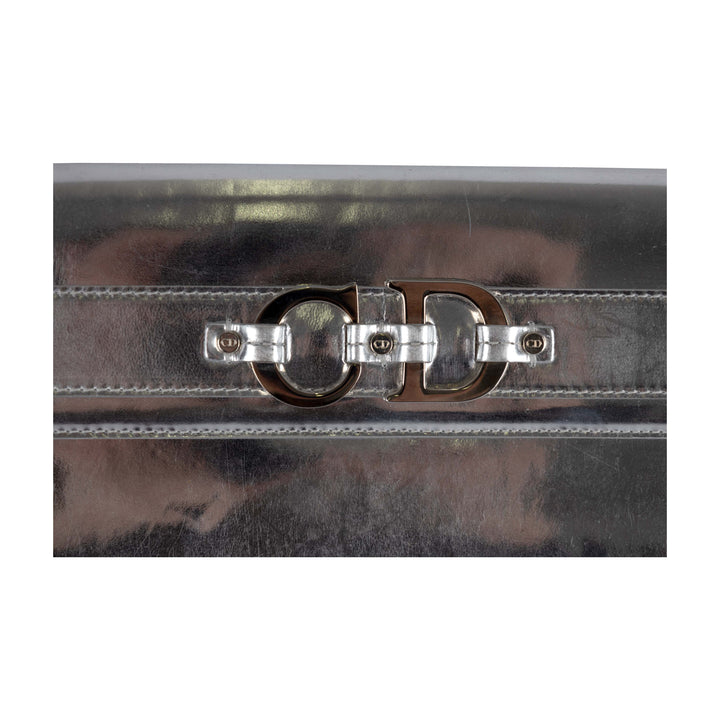 Top quality Dior Christian Top quality Dior Metallic Silver Pochette