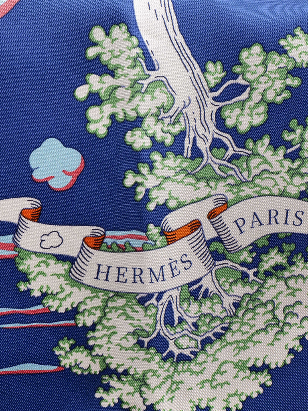 Hermes Blue 90x90cm Scarf.