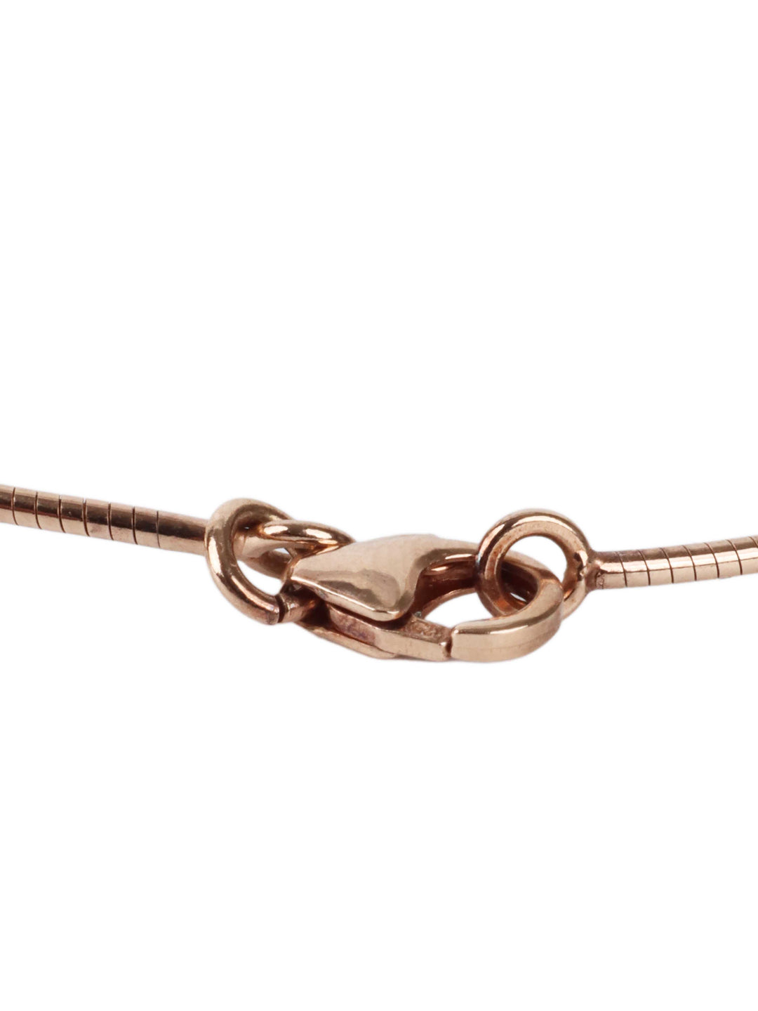 Hermes H Cube Necklace Rose Gold Plated.