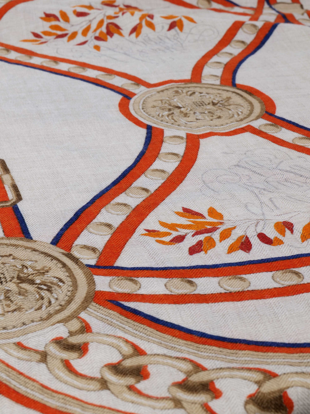 Hermes 140x140cm Cashmere & Silk Shawl.