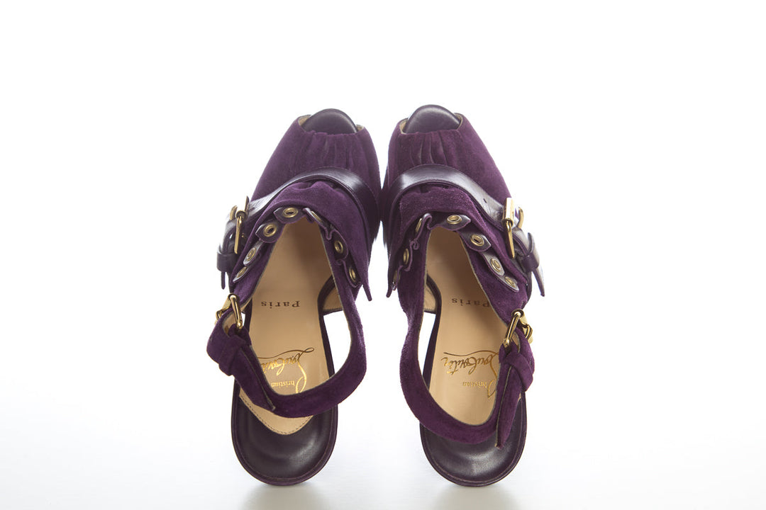Christian Louboutin Purple Sandals SZ 35.5