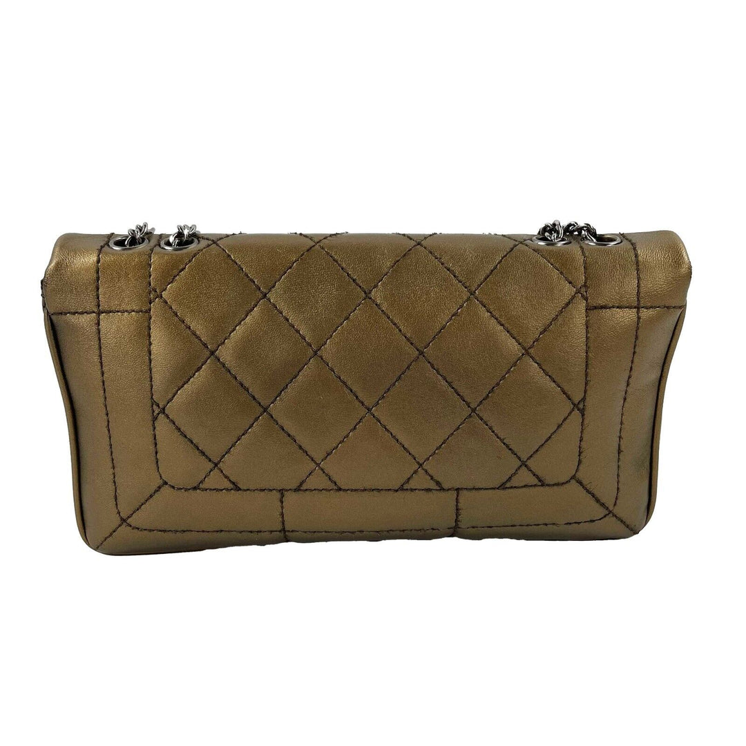 Chanel - 2008 Rectangular Quilted Leather Full New Shoulder Bag / Crossbody