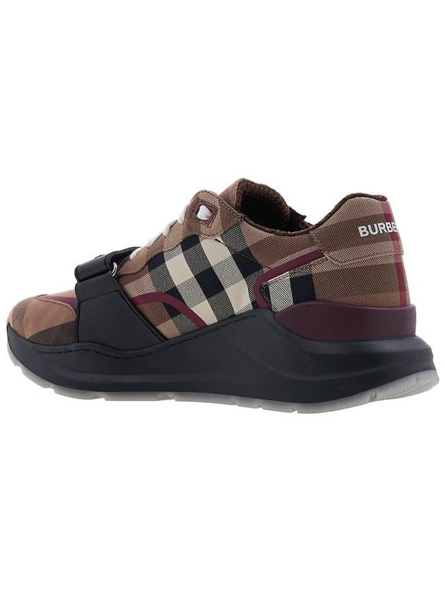 Top Quality Burberry Ramsey Check Cotton Low Top Sneakers Brown