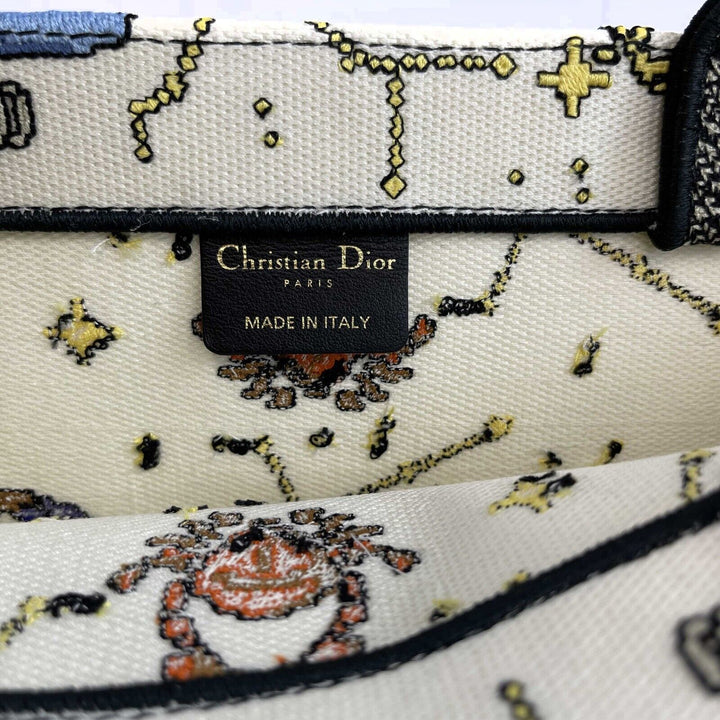 Top quality Dior - NEW 2022 Large Pixel Zodiac Embroidered Canvas Book Tote