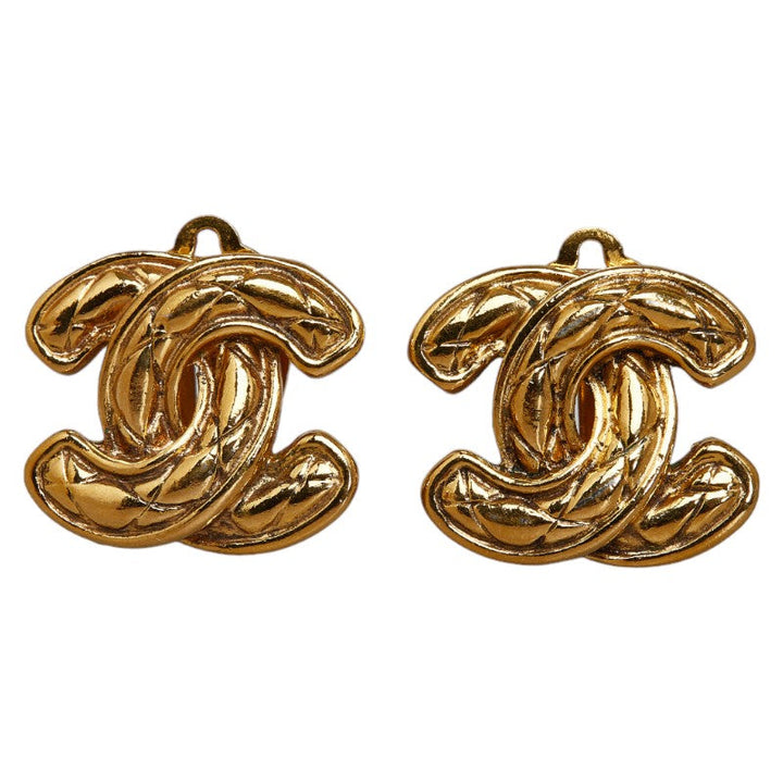 Top Quality Chanel Vintage Earrings in Gold Plating Ladies