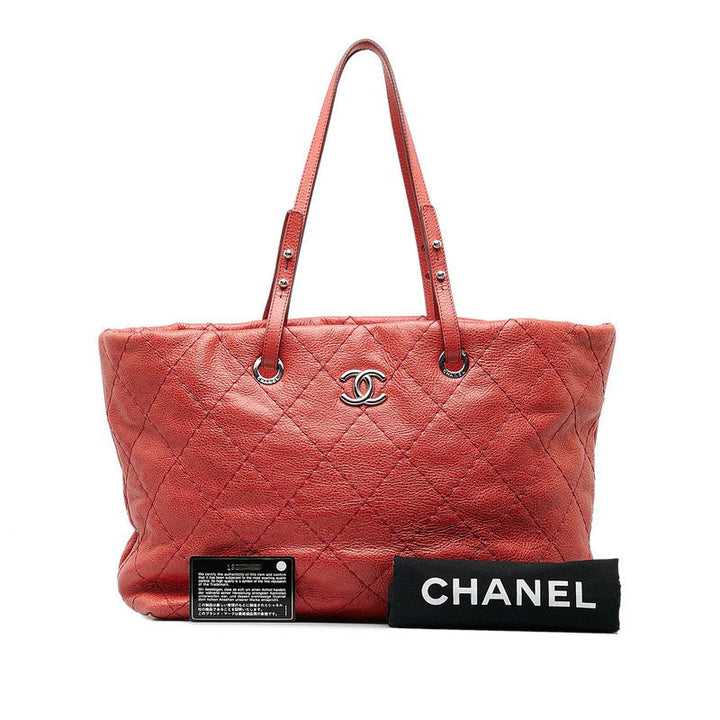 Top Quality Chanel Wild tick Onza Road  Bag Pink Leather  Chanel