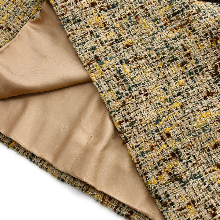 Top Quality Chanel Setup Suit Jacket Skirt Beige 98A #40