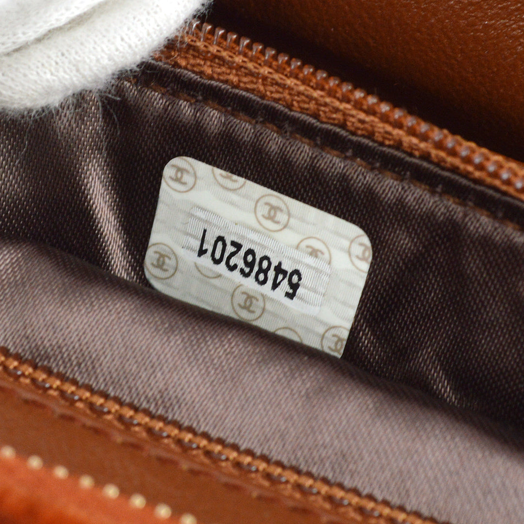 Top Quality Chanel 1997-1999 Brown Velvet Handbag
