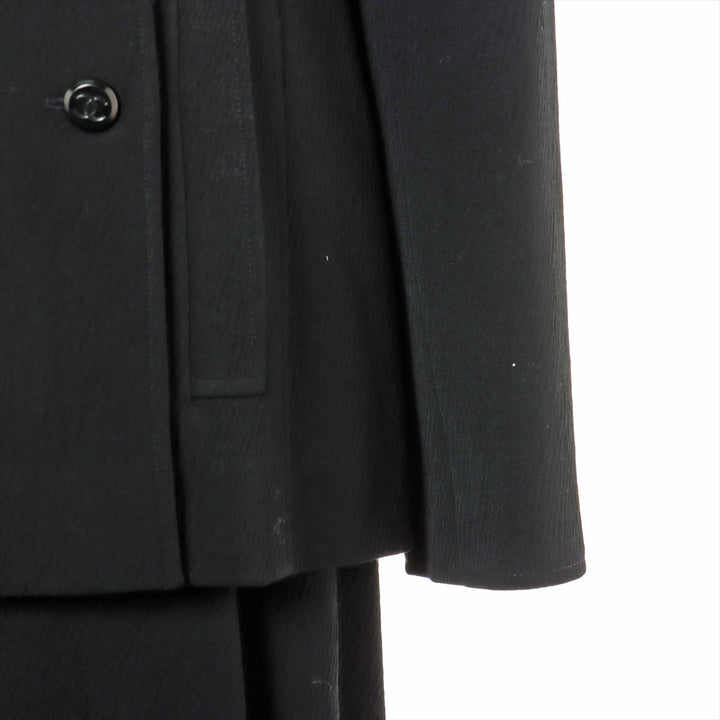 Top Quality Chanel Coconut Button 98A Wool Setup 38  Black P11490