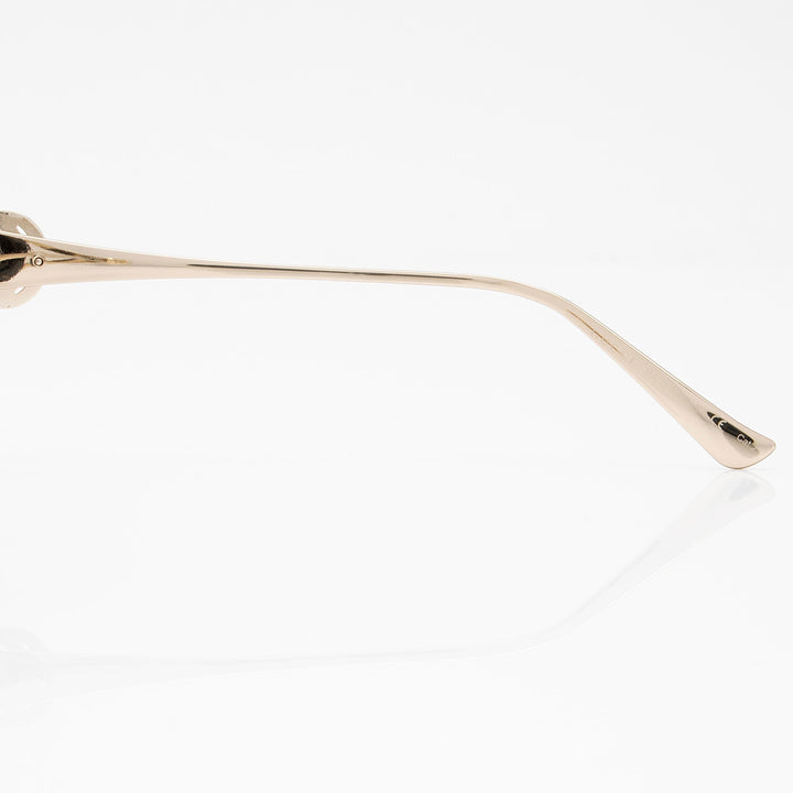 Gucci Interlocking G Web Oversized Oval Sunglasses