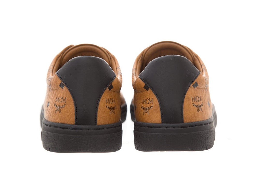 MCM Monogram Leather Sneakers SZ 41