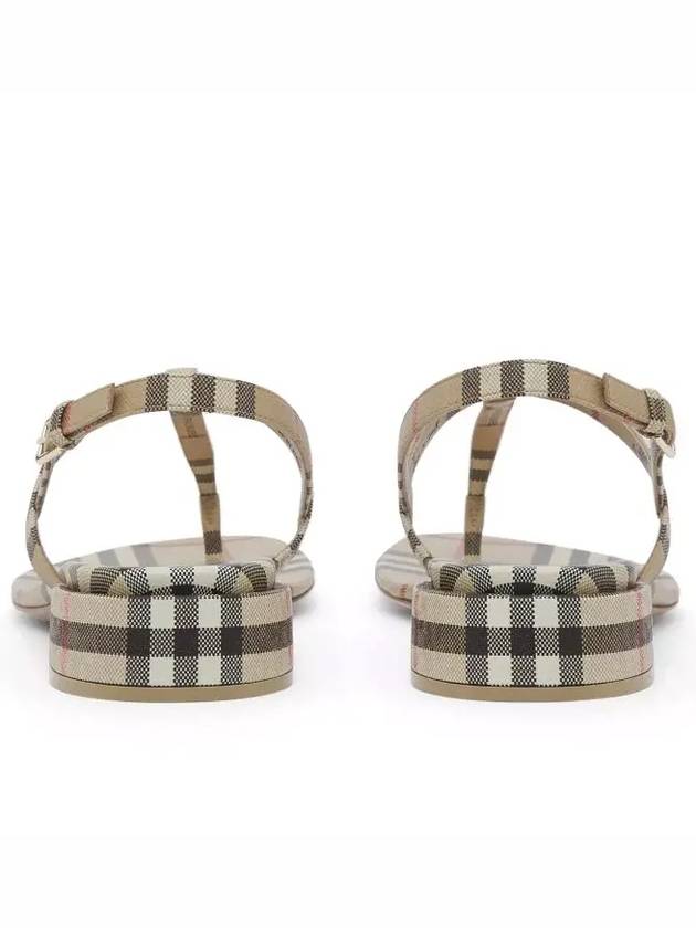 Burberry Vintage Check Lambskin Sandals Archive Beige