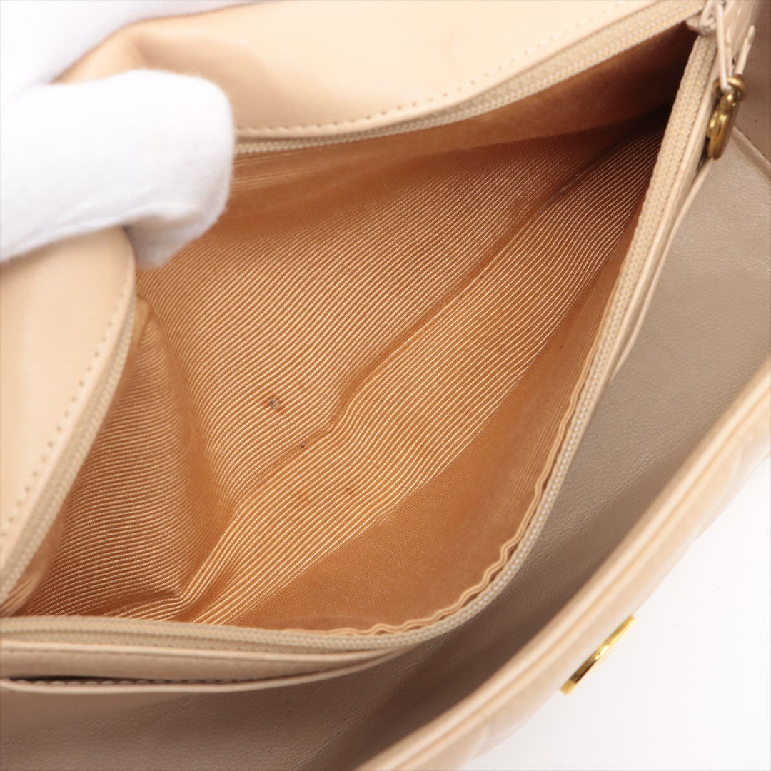 Top Quality Chanel Mademoiselle Shoulder Bag in Lambskin Beige