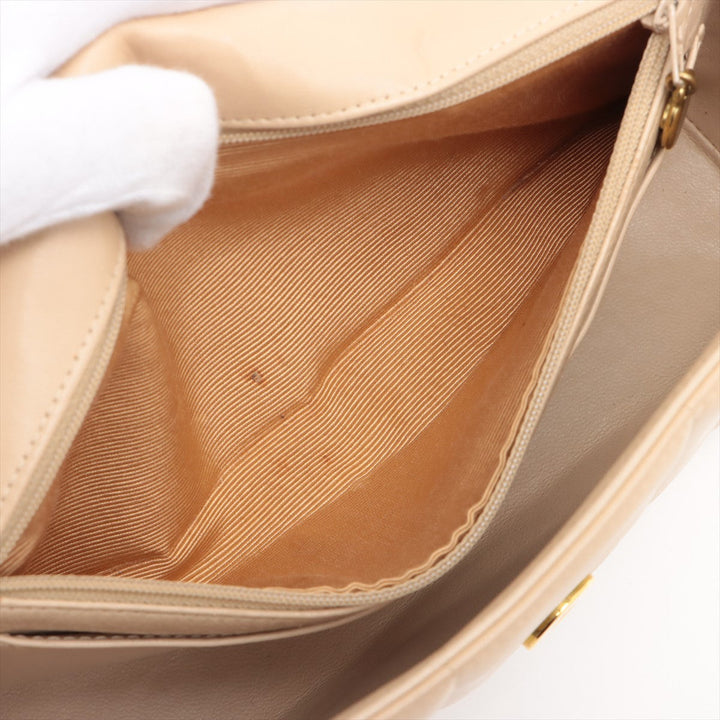 Top Quality Chanel Mademoiselle Shoulder Bag in Lambskin Beige