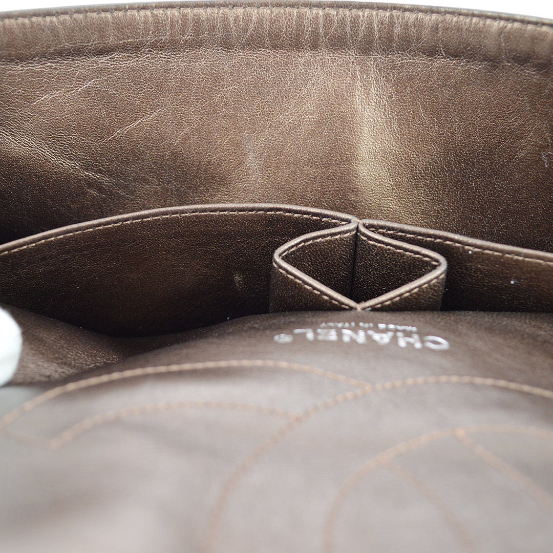 Top Quality Chanel Brown Lambskin 2.55 Classic Double Flap Shoulder Bag