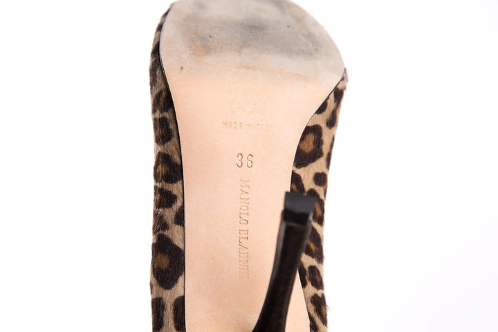 Manolo Blahnik Leopard Heels SZ 36